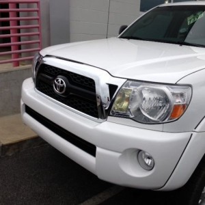 New grill. Too bad they wouldn't let me get a color matched one.