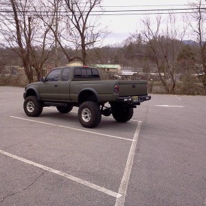Olive Drab Green Toyota Tacoma