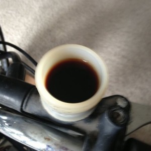 Brake fluid shouldn't look like that.