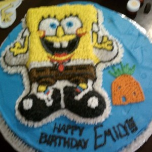 What a great dad to spend hours making his daughter an awesome birthday cak