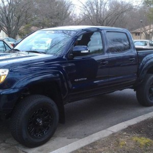 Blue 2013 Tacoma Sport