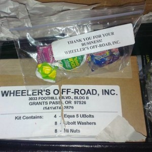 Order your stuff from WHEELERS!!!!!