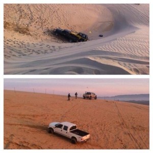 Pulled a taco and an F250 that got stuck in a bowl. Took a couple tugs but 