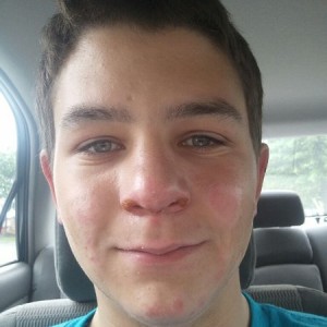 Trying to smile