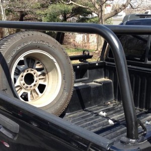 Bed Rack, Spare Tire