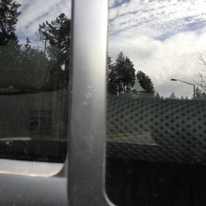 Scratched window weather stripping