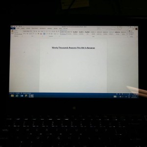 Things are progressing nicely. This message was sent from a Bell mobile pho