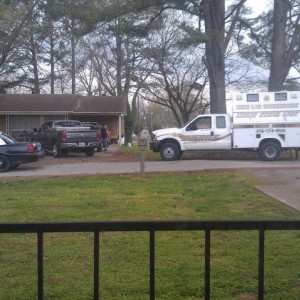 This is something to wake up to. Guess the guy across the street has been u