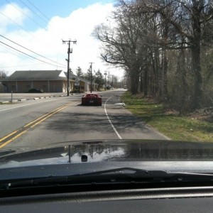 Reminds of the video game Out Run.