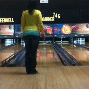 Her first strike....ever.