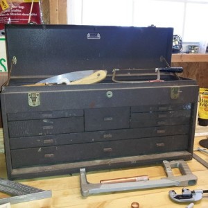 Was passed down an old Kennedy machinist's tool box. About 40 yrs old,
