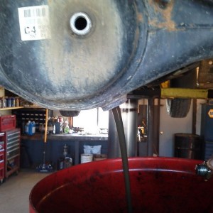 Bye bye old stinky fluid