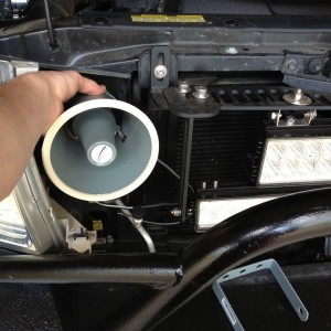 Should I place the PA horn here?