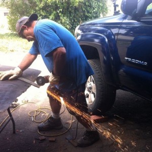 Doug working his magic