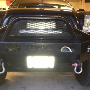 Horn kind of...sticks out. Couldn't really get it to angle down so may