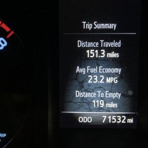 Testing best mpg on 265/75r16 ATs