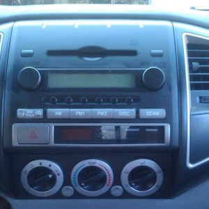 satin black cd player