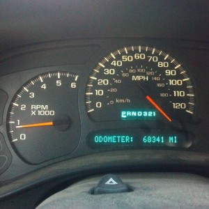 Needle won't go back to normal