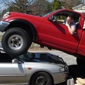1995 Taco versus 2001 Subaru