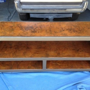 60"x18"x27" TV stand I made