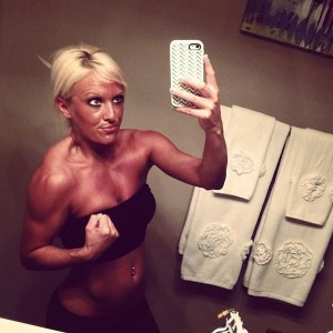 FAT. Fitness bishes. This isn't a made up Internet photo. She actually