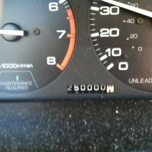 My Accord rolled over quarter million!