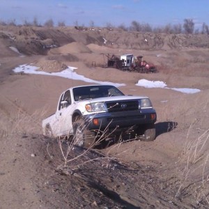 Wheeling in the sand