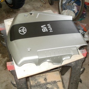 Engine cover painting
