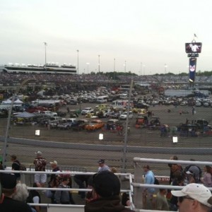 Not live but...my seats at the Richmond race last night