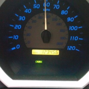 Yes I took a pic while driving... at least I waited to upload it :/
