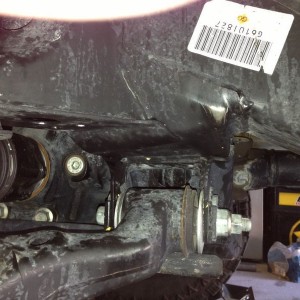 Of all places for tire rub, I rub slightly on the rear of lower A-arm cross