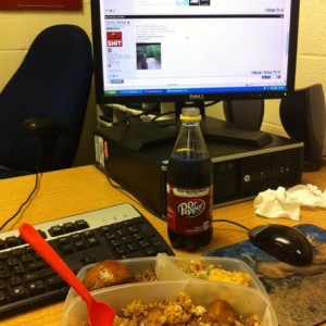 Busy at work
