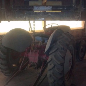 Cleaning the barn out