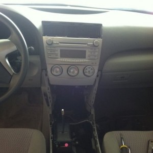 All that to get to the backside of a 2010 camry radio... Glad it was easier