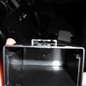 close up of flasher case