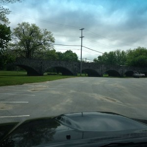 Cool old stone bridge.