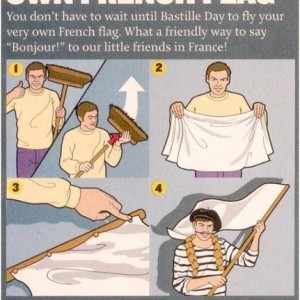 How to make a french flag