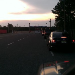 Track night bumpin. Haven't seen a line this long in a while.