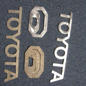 Aluminum emblems