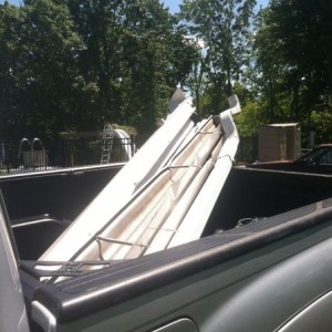 From earlier, had to move some guters.