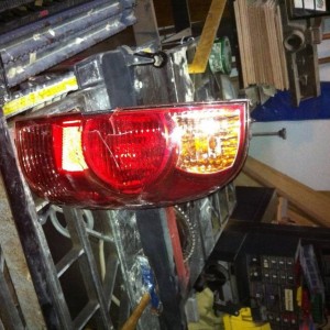 Broken stock tail light - I smell a mod coming on!