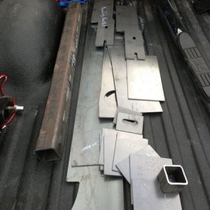 Rear bumper.