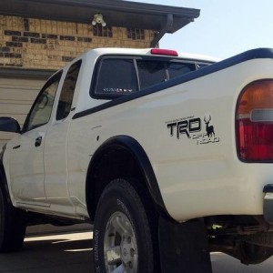 Sockmonkey whitetail decal