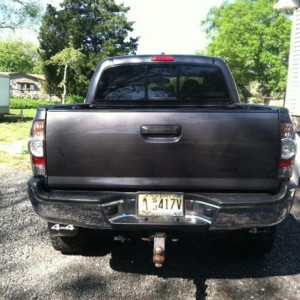 New tailgate is finally painted and on the truck. It is even covered in pol