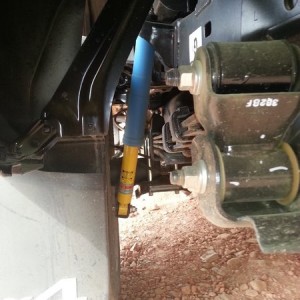 Backside of Driver's Side Leaf Spring - Stock Leaf