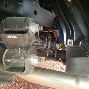 Back of Passenger Side Leaf Spring