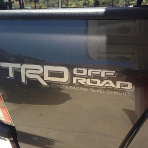 TRD Bedside Decal