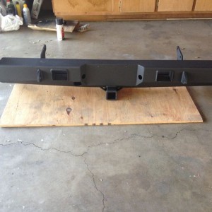 4xinnvations rear bumper powder coated