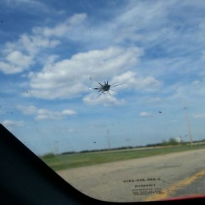 First rock impact to cause a spider just from impact. Does this count as co
