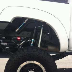 The Pelfreybilt ultimate mid travel/SOA rear is ready for testing.